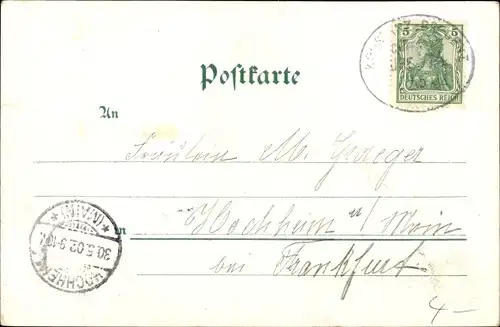 Litho Salondampfer auf dem Bodensee