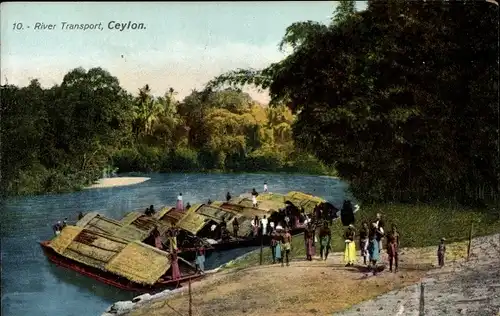 Ak Ceylon Sri Lanka, River Transport