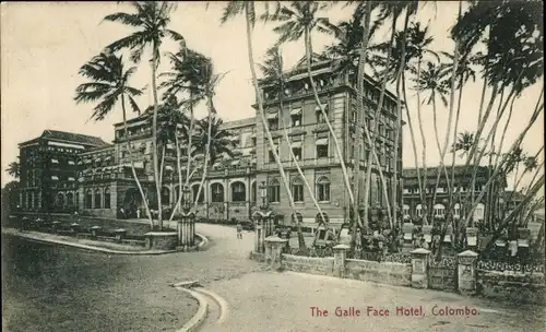 Ak Colombo Ceylon Sri Lanka, Galle Face Hotel