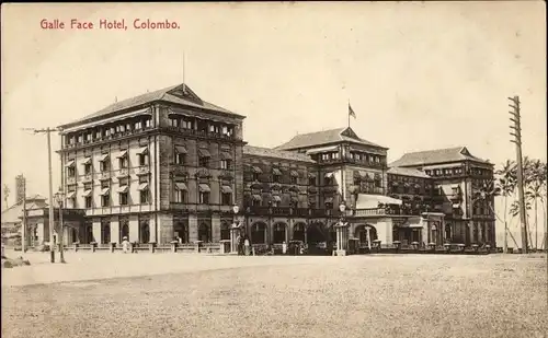 Ak Colombo Ceylon Sri Lanka, Galle Face Hotel