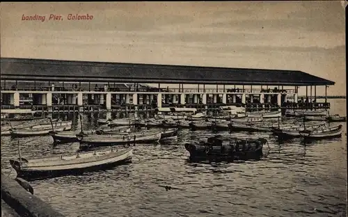 Ak Colombo Ceylon Sri Lanka, Landing Pier