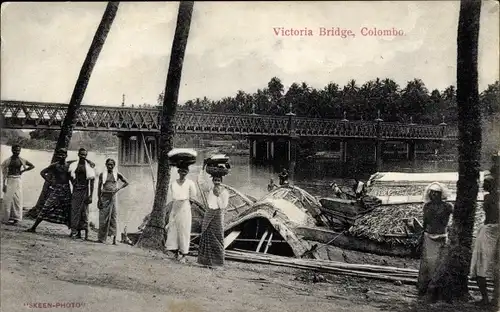 Ak Colombo Ceylon Sri Lanka, Victoria Bridge
