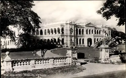 Ak Colombo Ceylon Sri Lanka, Museum