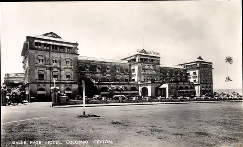 Ak Colombo Ceylon Sri Lanka, Galle Face Hotel