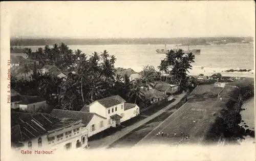 Ak Galle Ceylon Sri Lanka, Harbour