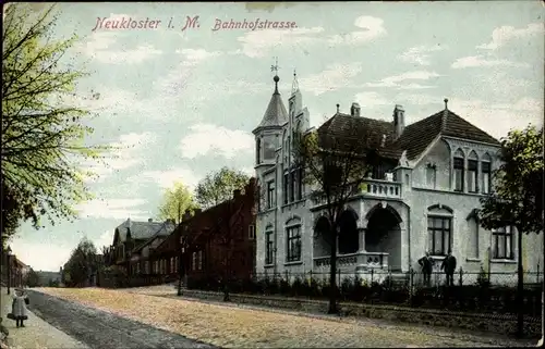 Ak Neukloster in Mecklenburg, Bahnhofstraße