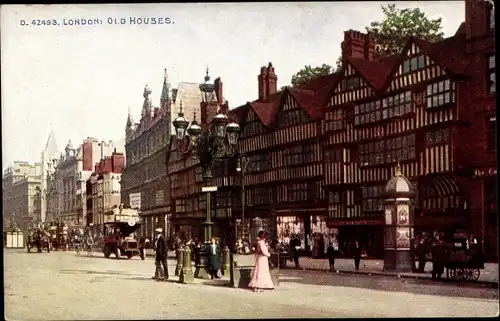 Ak London City England, old Houses