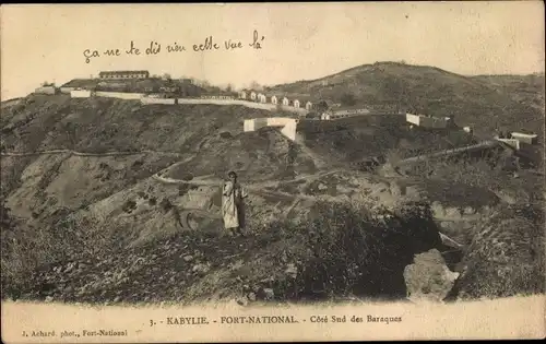 Ak Kabylie Algerien, Fort-National, Cote Sud des Baraques