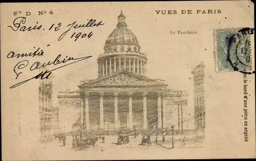 Ak Paris V, Le Panthéon