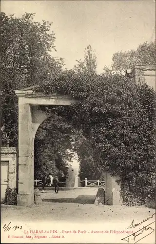 Ak Le Pin au Haras Haras du Pin Orne, Porte de Paris, Avenue de l'Hippodrome