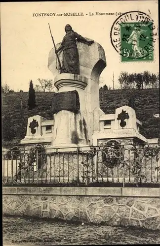 Ak Fontenoy sur Moselle Meurthe et Moselle, Le Monument (1870)