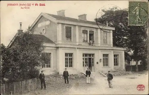 Ak Jessains Aube, La Gare