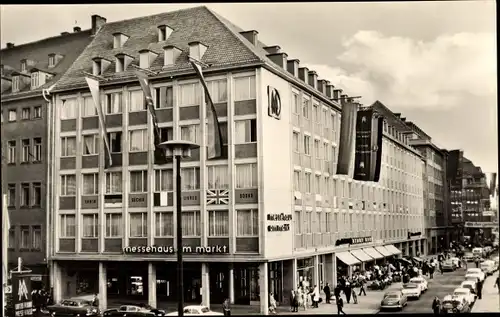 Ak Leipzig in Sachsen, Messehaus am Markt
