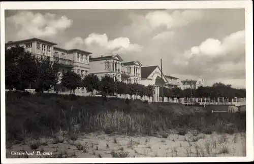 Ak Ostseebad Bansin Heringsdorf auf Usedom, Häuserzeile