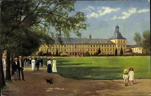 Künstler Ak Hoffmann, H., Bonn am Rhein, Universität, Hofgarten