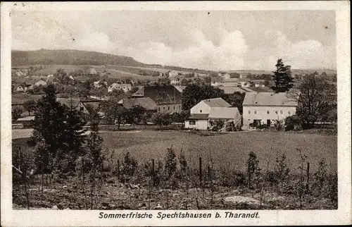 Ak Spechtshausen Hartha Hintergersdorf Tharandt im Erzgebirge, Sommerfrische, Ortsansicht
