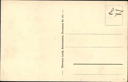 Ak Hamm in Westfalen, Totalansicht, Straßenbahn