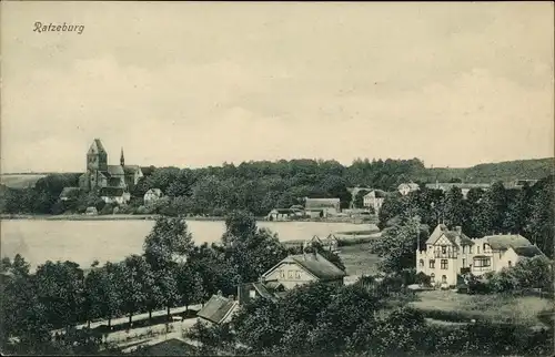 Ak Ratzeburg im Herzogtum Lauenburg, Panorama, Kirchturm
