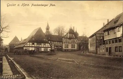 Ak Goslar am Harz, Frankenberger Plan, Brunnen