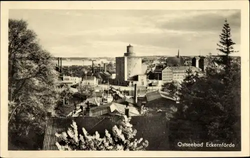 Ak Ostseebad Eckernförde, Panorama
