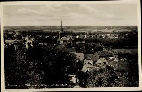 Ak Bad Segeberg, Blick vom Kalkberg auf die Stadt