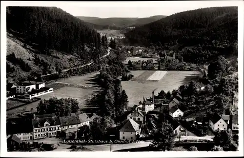 Ak Stutzhaus Luisenthal Thüringen, Blick von der Gothaer Vereinshütte