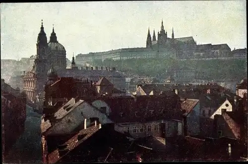 Ak Praha Prag Tschechien, Mala Strana a Hradčany Hradschin