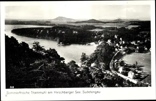 Ak Staré Splavy Thammühl Doksy Hirschberg am See Region Reichenberg, Landschaft