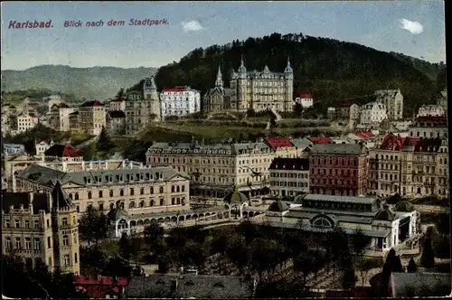 Ak Karlovy Vary Karlsbad Stadt, Stadtpark