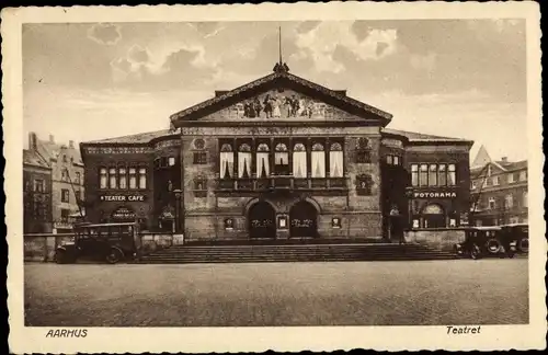 Ak Århus Aarhus Dänemark, Teatret