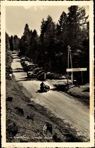 Ak Rennweg am Katschberg in Kärnten, Spenger Bühel