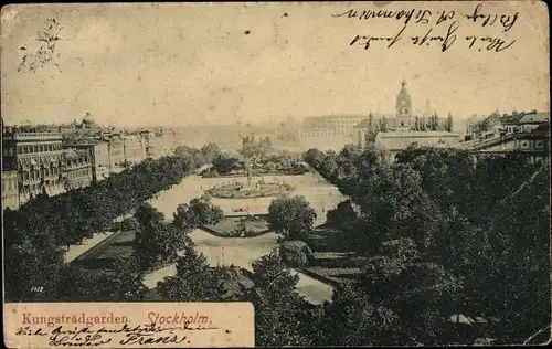 Ak Stockholm Schweden, Kungsträdgården