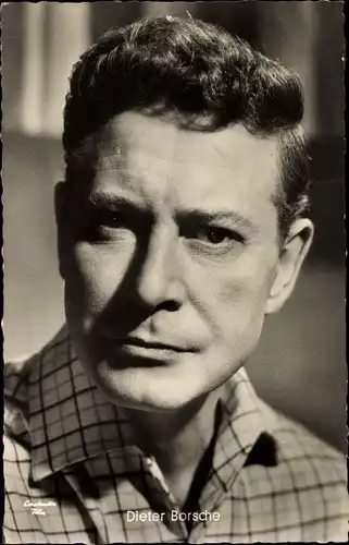 Ak Schauspieler Dieter Borsche, Portrait, Ich war ein hässliches Mädchen