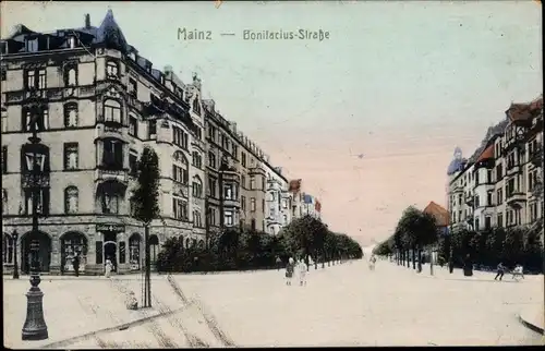 Ak Mainz in Rheinland Pfalz, Bonifaciusstraße