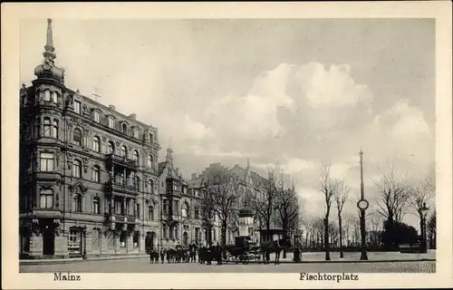 Ak Mainz am Rhein, Fischtorplatz