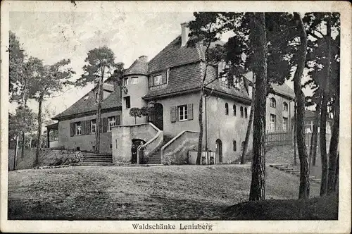 Ak Mainz in Rheinland Pfalz, Waldschänke Leniaberg