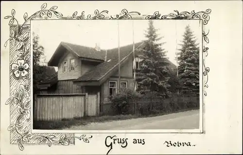 Passepartout Foto Ak Bebra an der Fulda Hessen, Blick auf ein Gasthaus