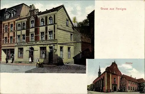 Ak Neviges Velbert Nordrhein Westfalen, Kloster, Restauration Rheinischer Hof