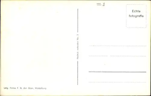 Ak Middelburg Zeeland Niederlande, Lange Jan