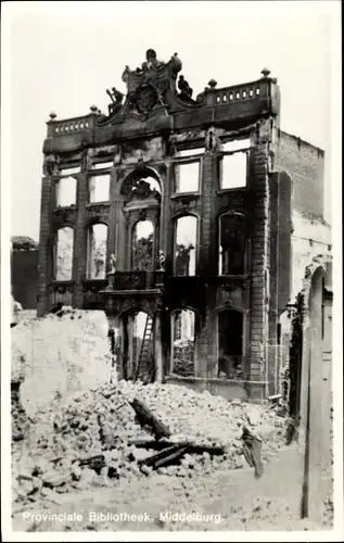 Ak Middelburg Zeeland Niederlande, Provinciale Bibliotheek