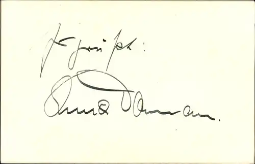 Ak Schauspielerin Anna Dammann, Portrait, Autogramm, Film Foto Verlag A 3440/1