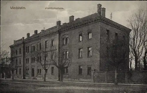 Ak Bad Windsheim in Mittelfranken, Pfarrtöchterheim