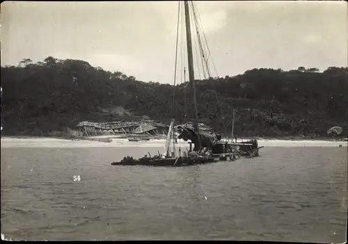 Foto Hongkong China, Boot auf dem Wasser