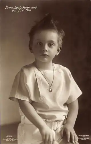 Ak Prinz Louis Ferdinand von Preußen, Portrait