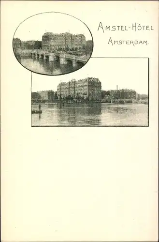 Ak Amsterdam Nordholland Niederlande, Amstel-Hotel
