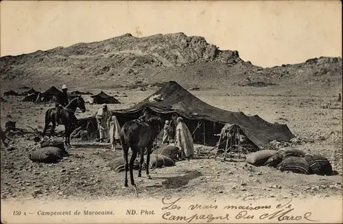 Ak Marokko, Campement de Marocains