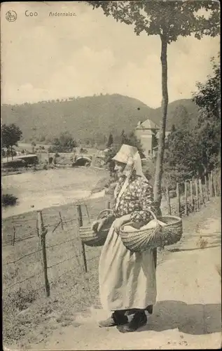 Ak Coo Stavelot Wallonien Lüttich, Ardennaise