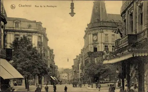 Ak Charleroi Wallonien Hennegau, Rue de la Montagne