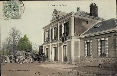 Ak Évron Mayenne, La Gare