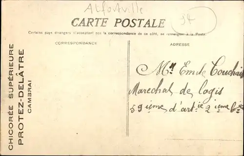 Ak Alfortville Val de Marne, Inondation en 1910 de la Seine et de la Marne